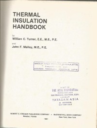 THERMAL INSULATION HANDBOOK