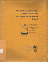 The relationship between engine oil viscosity and engine performance