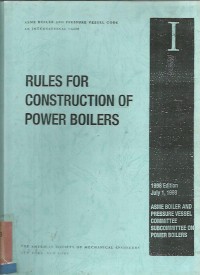 RULES FOR CONSTRUCTION OF POWERBOILER. 1