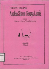 ANALISA SISTEM TENAGA LISTRIK jilid 1
