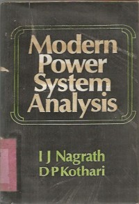 MODERN POWER SYSTEM ANALYSIS