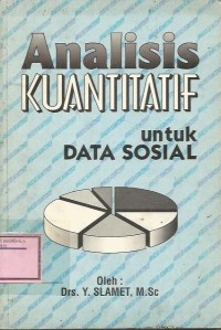 ANALISIS KUANTITATIF untuk DATA SOSIAL