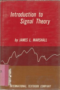 INSTRODUCTION TO SIGNAL THEORY