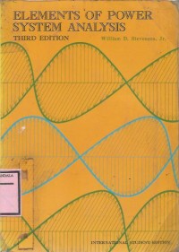 ELEMENTS OF POWER SYSTEM ANALYSIS THIRD EDITION