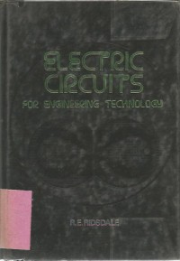 ELECTRIC CIRCUITS. FOR ENGINEERING TECHNOLOGY