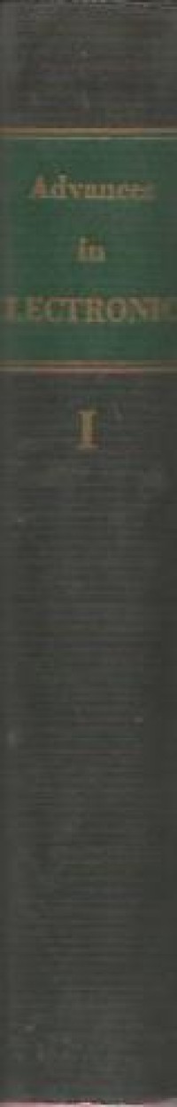 Image of ADVANCED IN ELECTRONICS VOL.  I