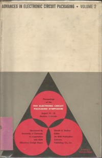 ADVANCES  IN  ELECTRONIC  CIRCUITS  PACKAGING VOLUME. 2