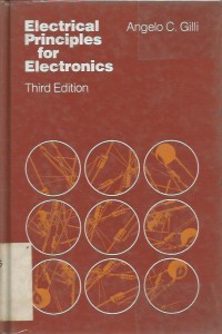 Image of ELECTRICAL PRINCIPLES FOR ELECTRONICS THIRD EDITION