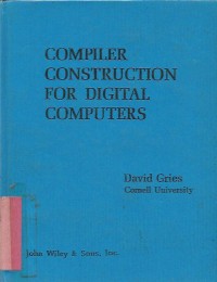Image of COMPILER CONSTRUCTION FOR DIGITAL COMPUTERS