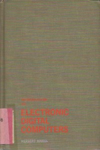 Image of INTRODUCTION TO ELECTRONIC DIGITAL COMPUTERS