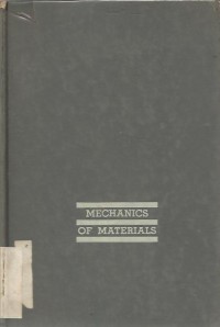 Image of MECHANICS OF MATERIALS