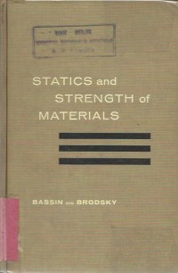 Image of STATICS AND STRENGTH OF MATERIALS