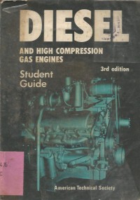 Image of DIESEL & HIGH COMPRESSION GAS ENGINES STUDENT GUIDE.