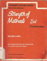 Image of STRENGTH OF MATERIALS