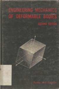 Image of ENGINEERING MECHANICS OF DEFORMABLE BODIES SECOND EDITION