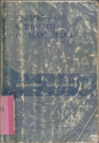 ELEMENTS OF STRENGTH OF MATERIALS