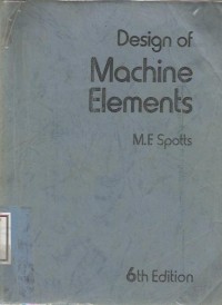 Image of DESIGN OF MACHINE ELEMENT