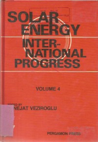 Image of SOLAR ENERGY INTERNATIONAL PROGRESS VOL.4