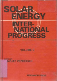 Image of SOLAR ENERGY INTERNATIONAL PROGRESS VOL.2