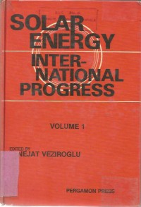 Image of SOLAR ENERGY INTERNATIONAL PROGRESS VOL.1