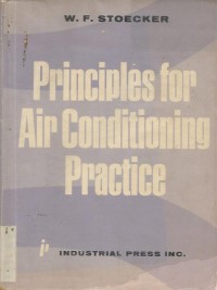 Image of PRINCIPLES FOR AIR CONDITIONING PRACTICE
