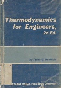 Image of THERMODYNAMICS FOR ENGINEERING