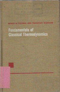 Image of FUNDAMENTALS OF GLASSICAL THERMODYNAMIC