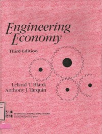 ENGINEERING ECONOMIY THIRD EDITION