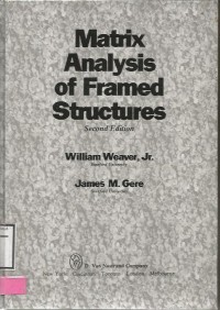 Image of MATRIX ANALYSIS OF FRAMED STRUCTURES SECOND EDITION