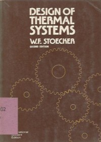 Image of DESIGN OF THERMAL SYSTEMS