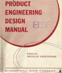 Image of PRODUCT ENGINEERING DESIGN MANUAL