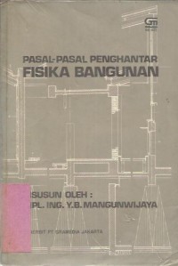 Image of PASAL -  PASAL  PENGANTAR FISIKA BANGUNAN II