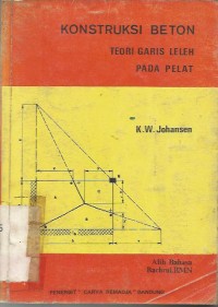 Image of KONSTRUKSI BETON TEORI GARIS LELEH PADA PELAT