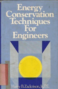 Image of ENERGY CONSERVATION TECHNIQUES FOR ENGINEERS