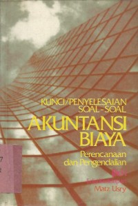 Image of Kunci/penyelesaian soal-soal akuntansi biaya