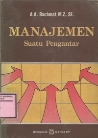 Image of MANAJEMEN SUATU PENGANTAR
