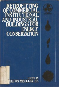 Image of RETROFITTING OF COMMERCIAL INSTITUTIONAL AND INDUSTRIAL BUILDINGS FOR ENERGY CONSERVATION
