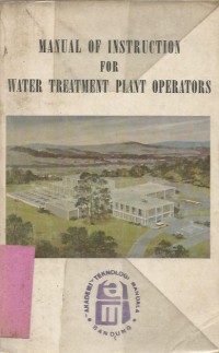 Image of MANUAL OF INSTRUCTION WATER TREATMENT PLANT
