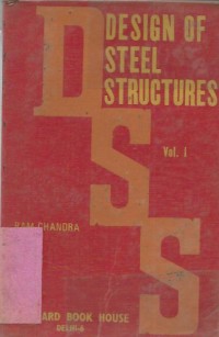Image of DESIGN OF STEEL STRUCTURES VOLUME. I