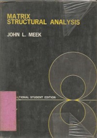 Image of MATRIX  STRUCTURAL ANALYSIS