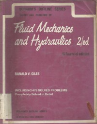FLUID MECHANICS & HYDRAULICS