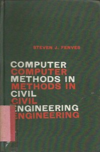 Image of COMPUTER METHODS IN CIVIL ENGINEERING