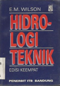 HIDROLOGI TEKNIK ED KE 4