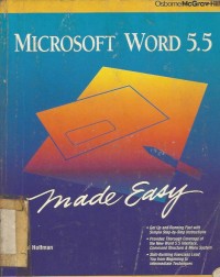 Image of MICROSOFT WORD 5.5 MADE EASY