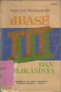 Image of DBASE  III  DAN APLIKASINYA