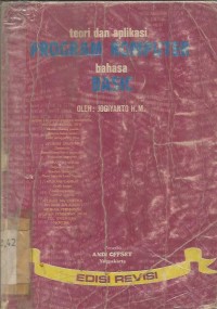 Image of TEORI Dan APLIKASI PEMOGRAMMAN BAHASA BASIC