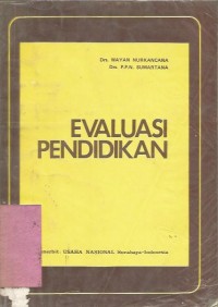 Image of EVALUASI PENDIDIKAN