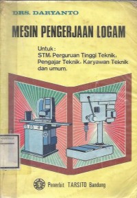 PENGERJAAN LOGAM DENGAN MESIN