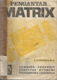 PENGANTAR MATRIX