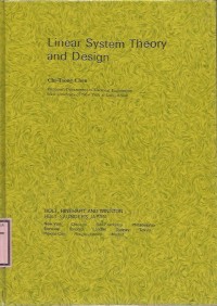 Linear System Theory and Design